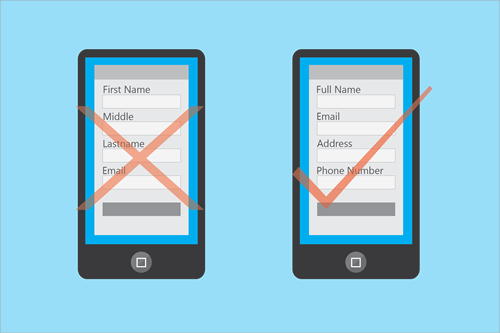 Opt For Single Input Entities - Mobile Phone (500x333), Png Download