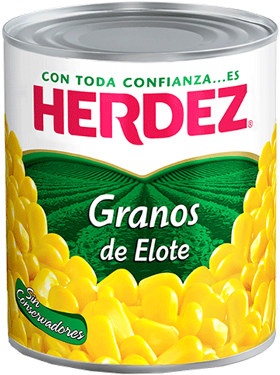 Elote En Grano Lata - Herdez Whole Green Jalapeno Peppers - 220g (403x550), Png Download