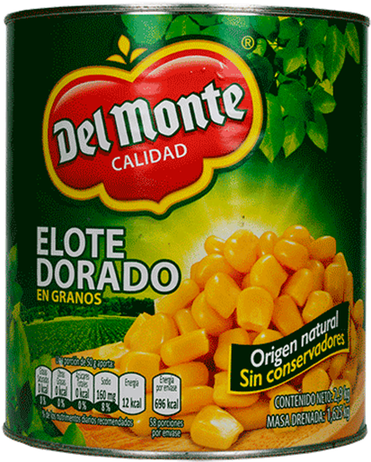 Elote En Grano Monte Lata 3 Kg - Tealmelon Reduced - Del Monte Quality Tote, Full-color (464x550), Png Download