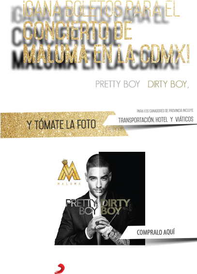 Maluma-pretty Boy, Dirty Boy (cd) (406x594), Png Download