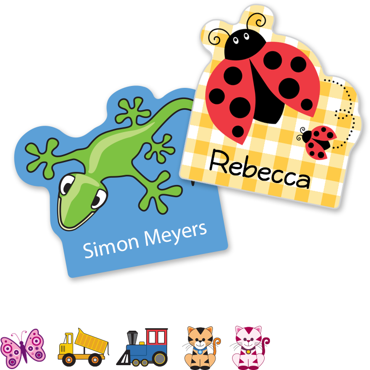 Fun Shape Labels - School (800x800), Png Download