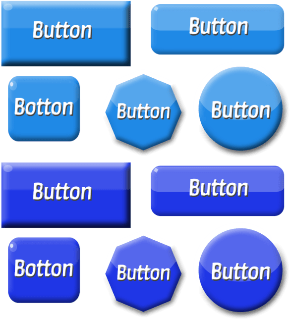 Make Gui Buttons For App And Website - Majorelle Blue (680x680), Png Download