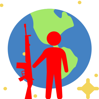 World At War - Earth (400x400), Png Download