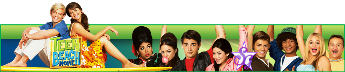 Teen Beach Movie Stars Ross Lynch As Brady, And Disney - Teen Beach Movie Ebook (1100x232), Png Download