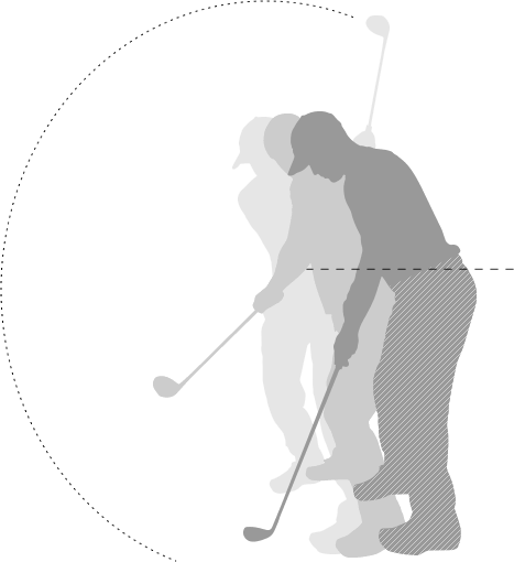 Tiger Takes A Swing - Tiger (467x510), Png Download