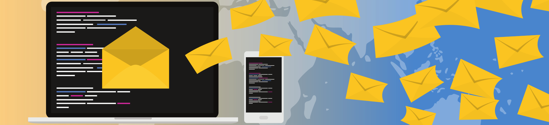 Email Marketing (1920x437), Png Download