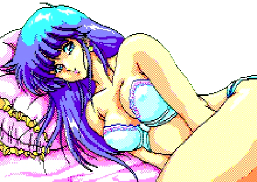 Aesthetic Pixel Girl Free Png Vaporwave Objects - Pixel (500x355), Png Download