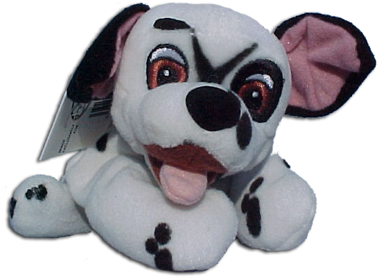 Disney Store 101 Dalmatian Bean Bag Plush Toy - 101 Dalmatians Stuffed Animal (553x415), Png Download