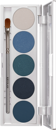 Kryolan Shades Are Eye Shadows In An Elegant Mirror - Kryolan Foundation Price (350x450), Png Download