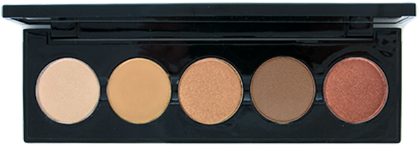Image Of Golden Eyeshadow Palette *5 Shades* - Eye Shadow (600x648), Png Download