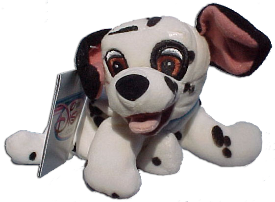 101 Dalmatians Plush Toy Lucky - Lucky Dalmatian Toy 1997 (561x414), Png Download