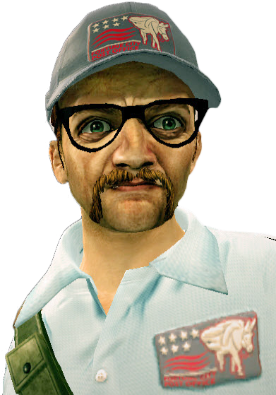 Dead Rising Carl Bust - Carl Schliff (391x559), Png Download