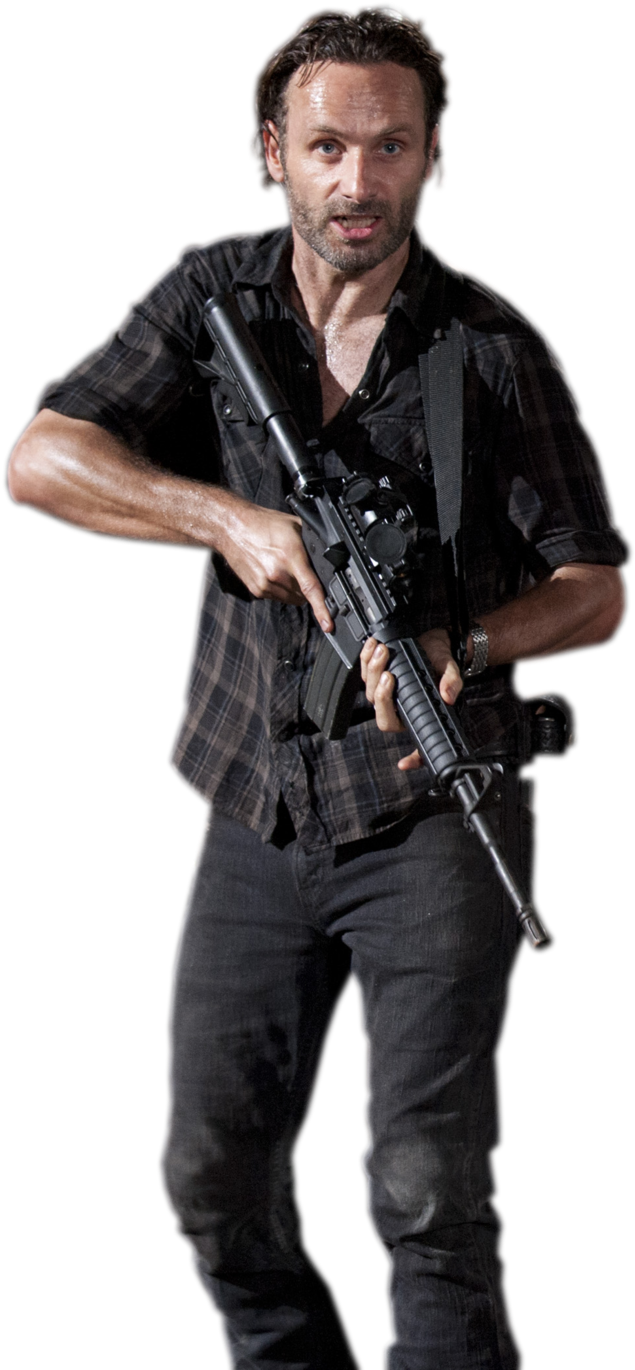 Rick Grimes Walking Dead - Walking Dead Rick Grimes Png (1024x1477), Png Download