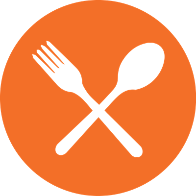 Lunch Information - Food Plate Icon (400x400), Png Download