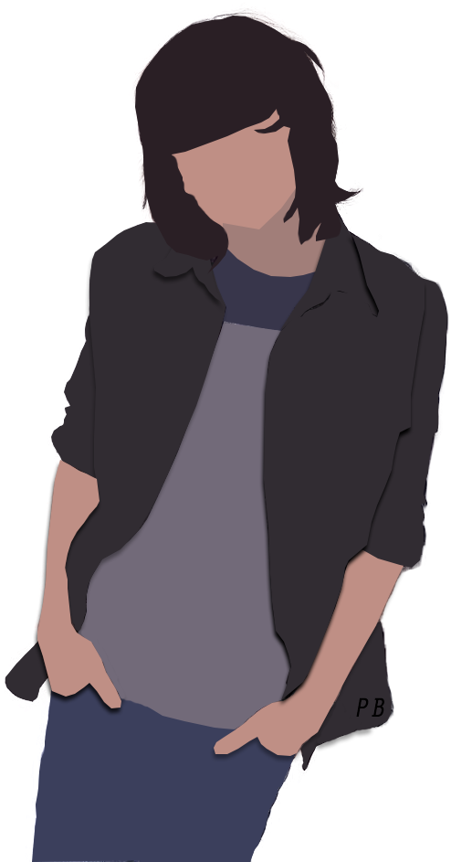 145 Images About 챈들러 릭 스 - De Carl De The Walking Dead 2015 (640x960), Png Download