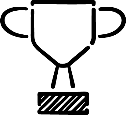 Trophy Site Launch Icon - Icon (413x378), Png Download