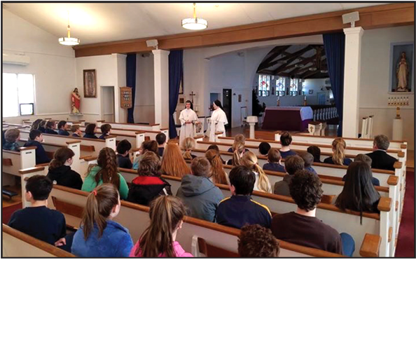 Father Floyd Intrigued The Group With His Invite - Seminar (600x523), Png Download