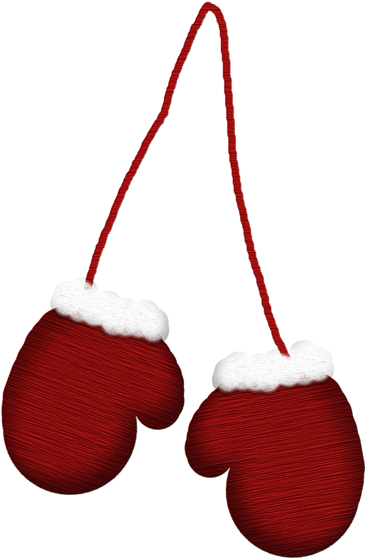 Mittens With String Clipart (870x870), Png Download