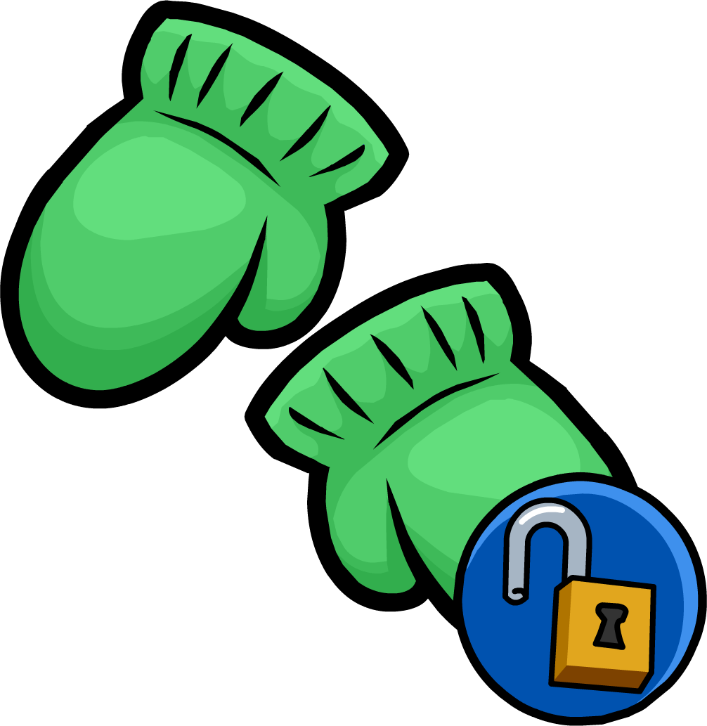 Green Mittens Clothing Icon Id 15085 - Blue Mittens Clipart (1006x1033), Png Download