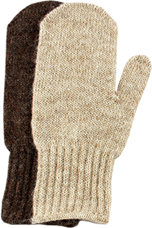 Alpaca Mittens Kids - Child (500x500), Png Download