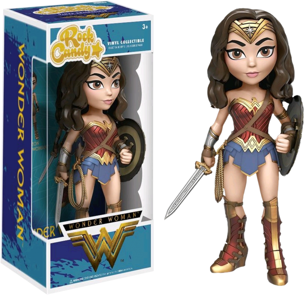 Rock Candy - Wonder Woman Funko Pops (1000x1000), Png Download