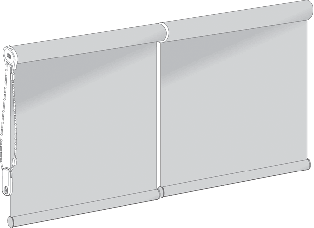 Spring Assist With Pin End, Multiple Shades - Roller Blinds Png (633x460), Png Download