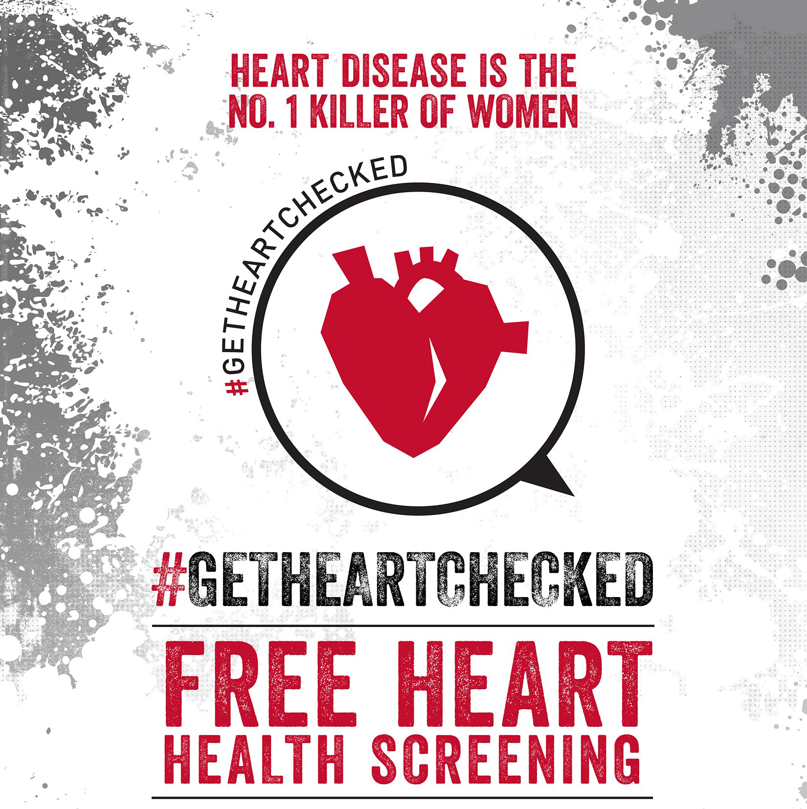 Get Heart Checked (1650x1654), Png Download