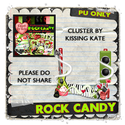 Rock Candy Cluster & Tags - Graphic Design (400x400), Png Download