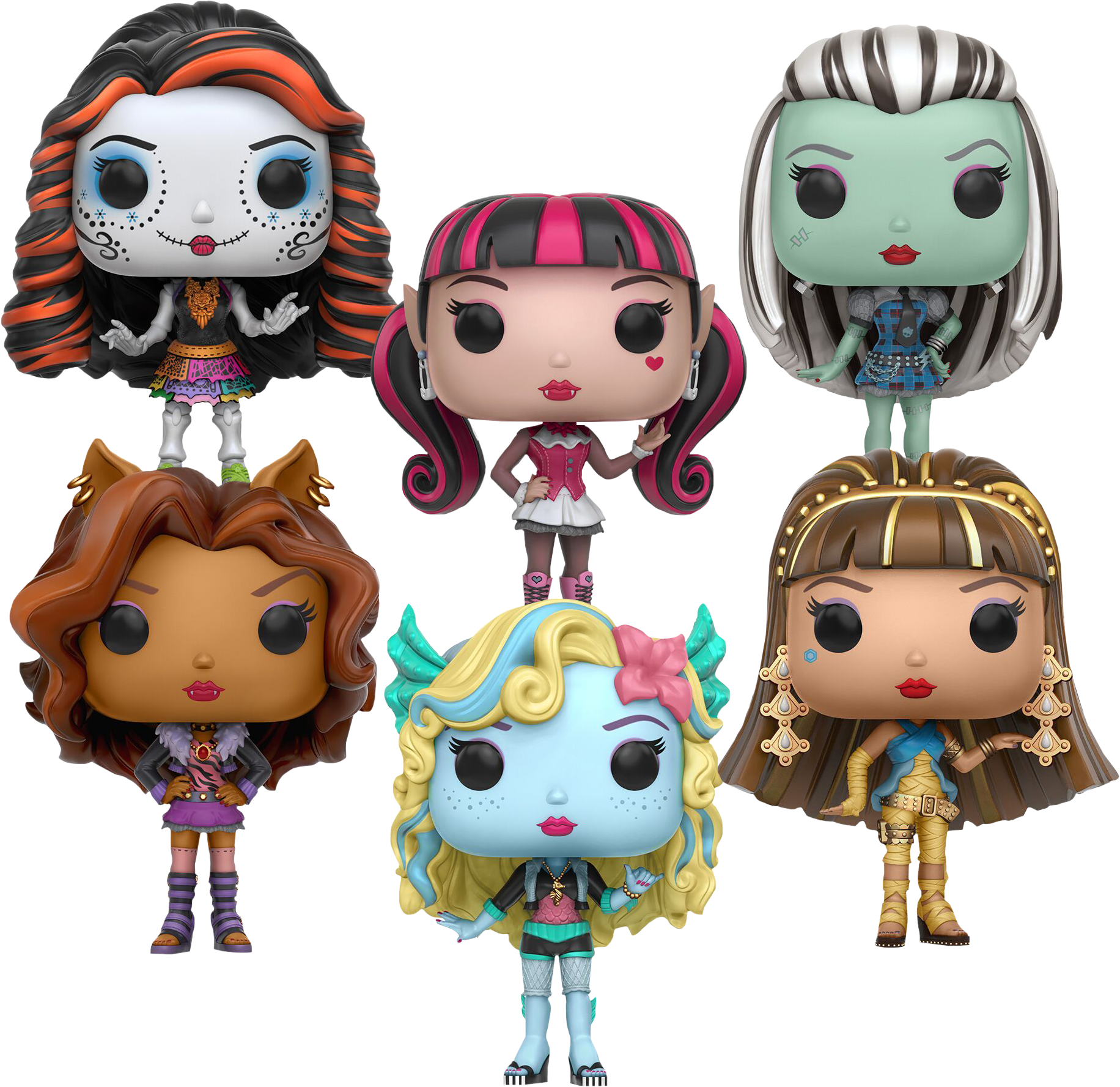 Welcome To Monster High Pop Vinyl Figure Bundle - Monster High Pop Figures (1832x1777), Png Download
