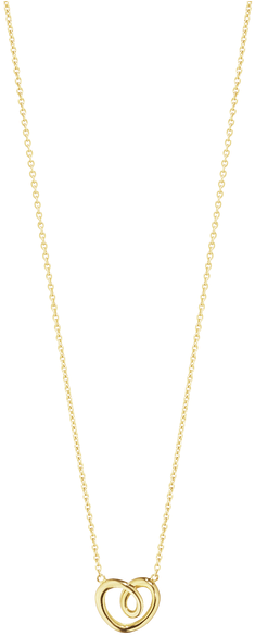 Georg Jensen 18 Carat Yellow Gold Heart Pendant - Necklace (610x610), Png Download