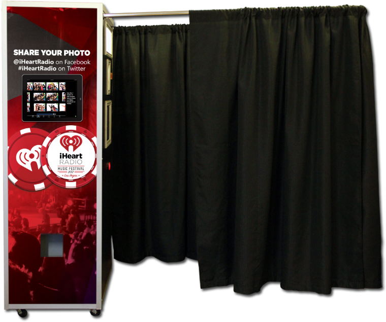Superbowl47 Booth Mockup Iheartradio Booth Mockup - Photo Booth (843x650), Png Download