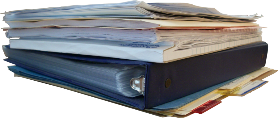 Number Of Federal Work Study And Law School Funding - Stack Of Files Png (900x382), Png Download