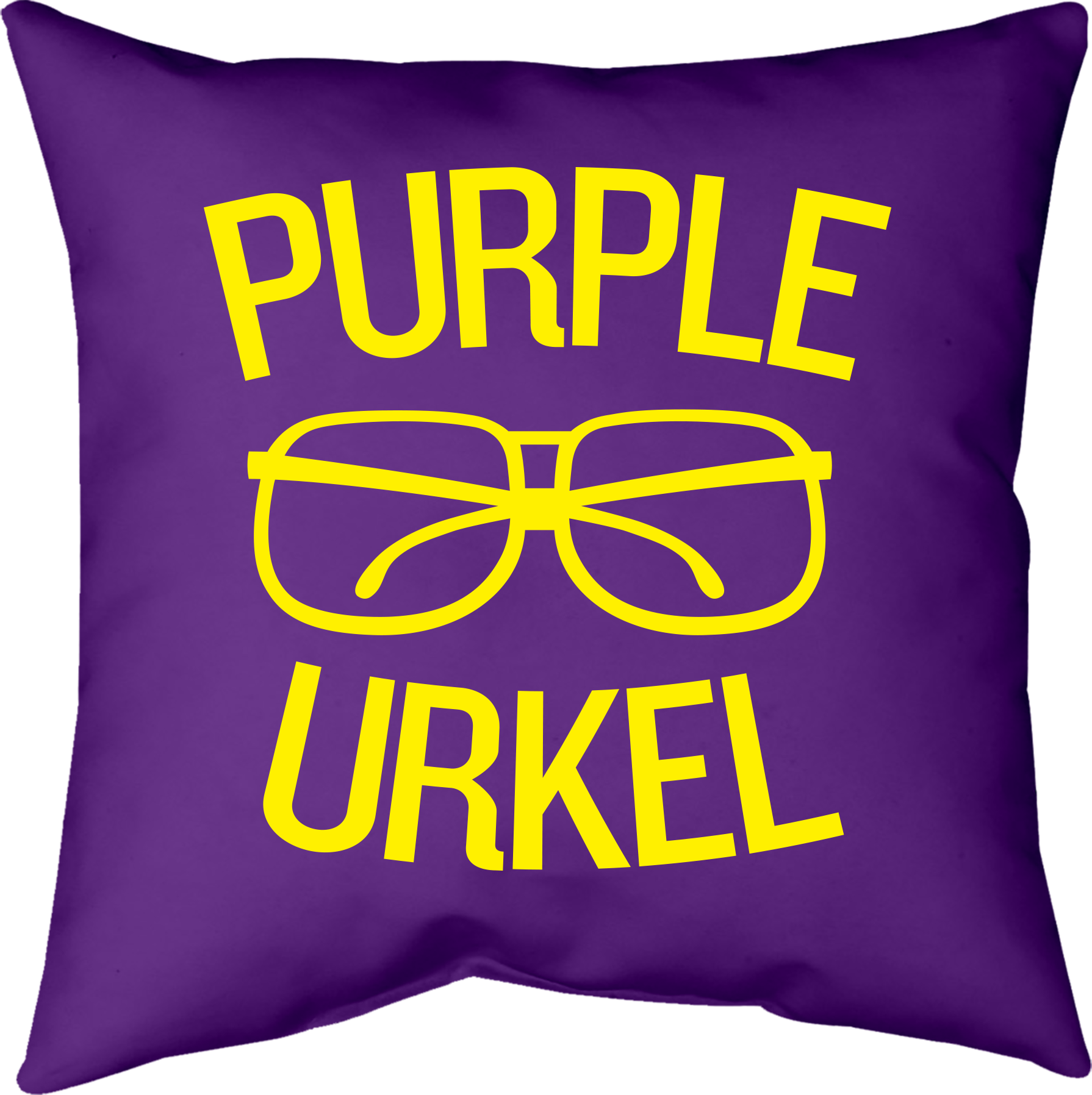 Purple Urkel Pillow By Upper Playground - Football (1790x1796), Png Download