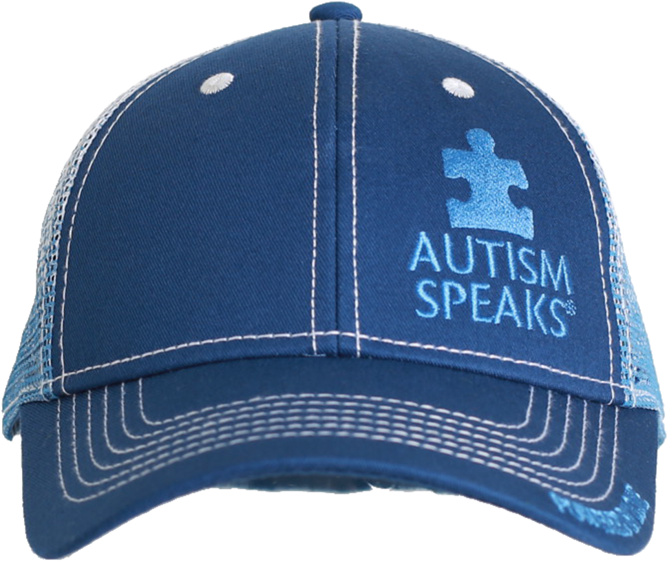 Autism Speaks Mesh Hat - Autism Speaks (1000x1000), Png Download