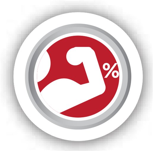 Muscle Mass - Circle (517x539), Png Download