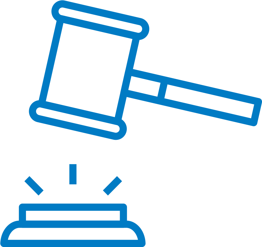 Gavel Icon - Gavel (1000x1000), Png Download