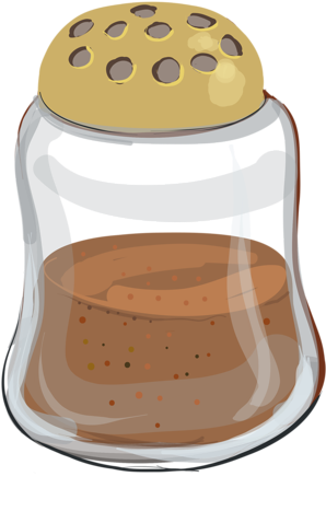 Shutterstock 212963872 [преобразованный] - Cinnamon Shaker Clipart (362x500), Png Download