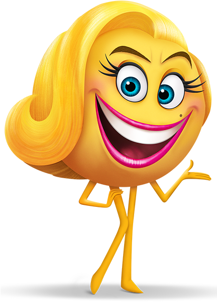Smiler 1 - Emoji Movie Motion Clip Art (431x606), Png Download