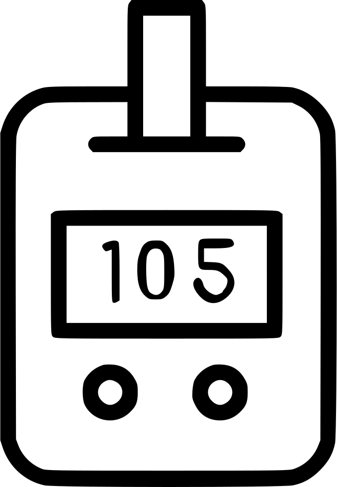 Blood Glucose Meter Comments - Blood Glucose Meter Icon (678x980), Png Download