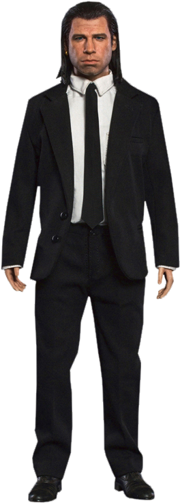 81" Pulp Fiction Sixth Scale Figure Vincent Vega - Pulp Fiction 6 In Action Figures (480x736), Png Download