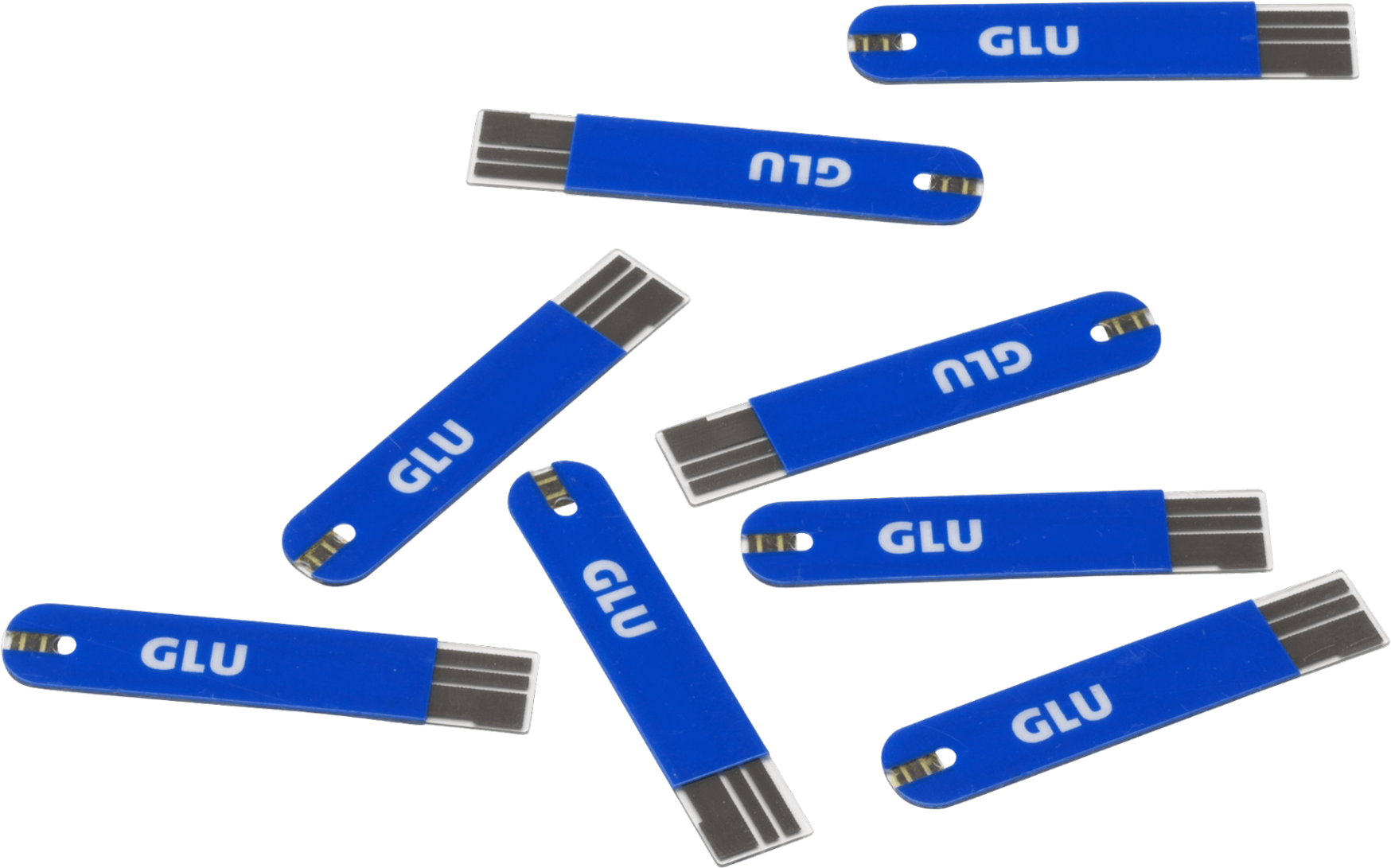 Glucose Test Strips Blue - Computer Data Storage (1900x1425), Png Download