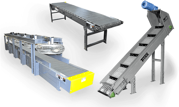 Belt Conveyors With Wire Mesh - Wire Mesh Belt Conveyor Inclined (600x370), Png Download