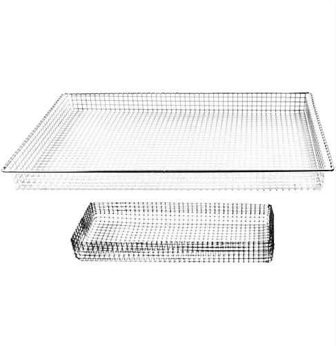 Wire Mesh Trays - Wire Mesh Trays White (500x500), Png Download