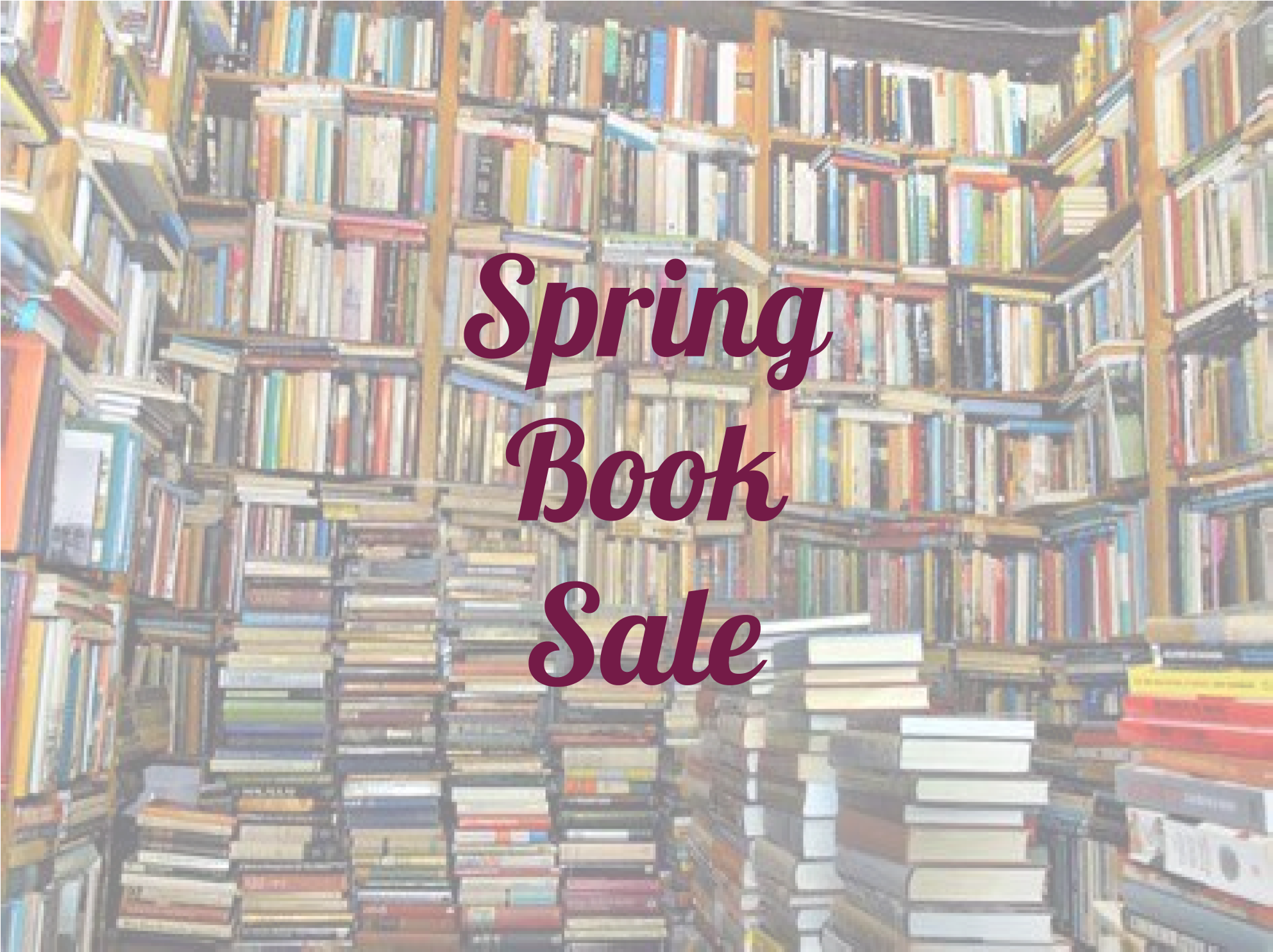 Spring Book Sale Starts One Week From Today - Cititorind. Hic Et Nunc (2000x1500), Png Download