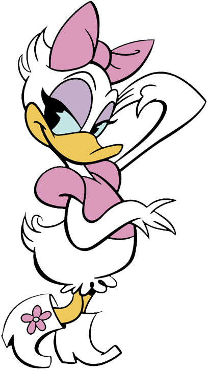 Daisy Duck Head - Minnie Mouse Tv Series (406x724), Png Download
