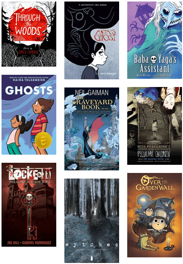 A Graphic Halloween - Graveyard Book Graphic Novel: Volume 1 (436x564), Png Download