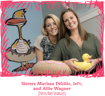 Duck Donuts (433x397), Png Download