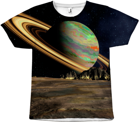 Saturn's Rings - Planet In Space (480x480), Png Download