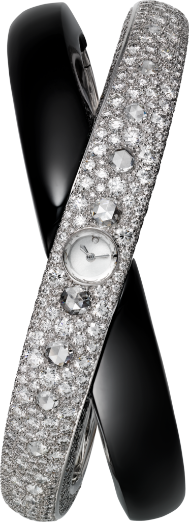 High Jewellery Rings Of Saturn Décor Visible Hour Watch18k - Jewellery (372x1024), Png Download