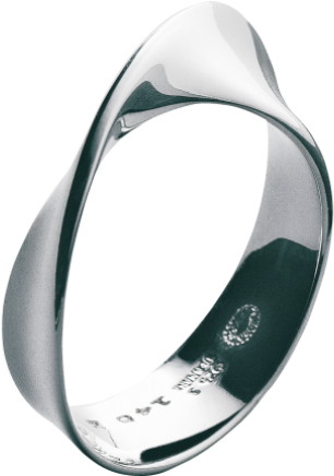 Dream Dictionary Engagement Ring Dream Saturn Ring - Jensen Silver (435x435), Png Download